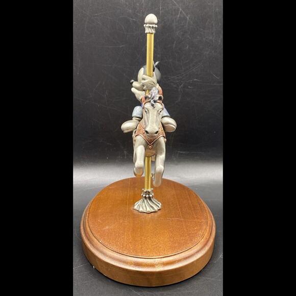 Chilmark Disney ~ Mickey & Minnie Mouse Carousel Ride LE Pewter Figurines - Picture 4 of 9